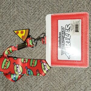 Loungefly TMNT Lanyard W/ Cardholder